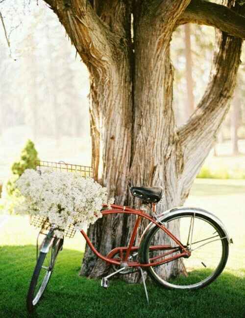 Idea súper bonita:bicicletas decoración! - 3