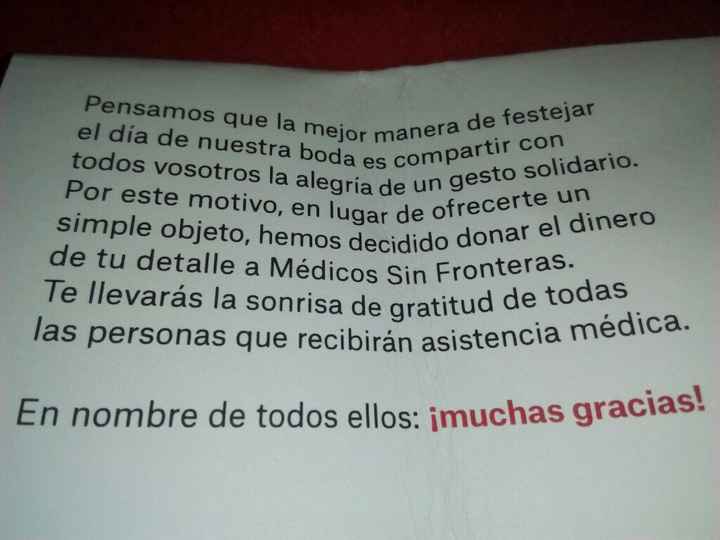 Regalos para invitados - 1