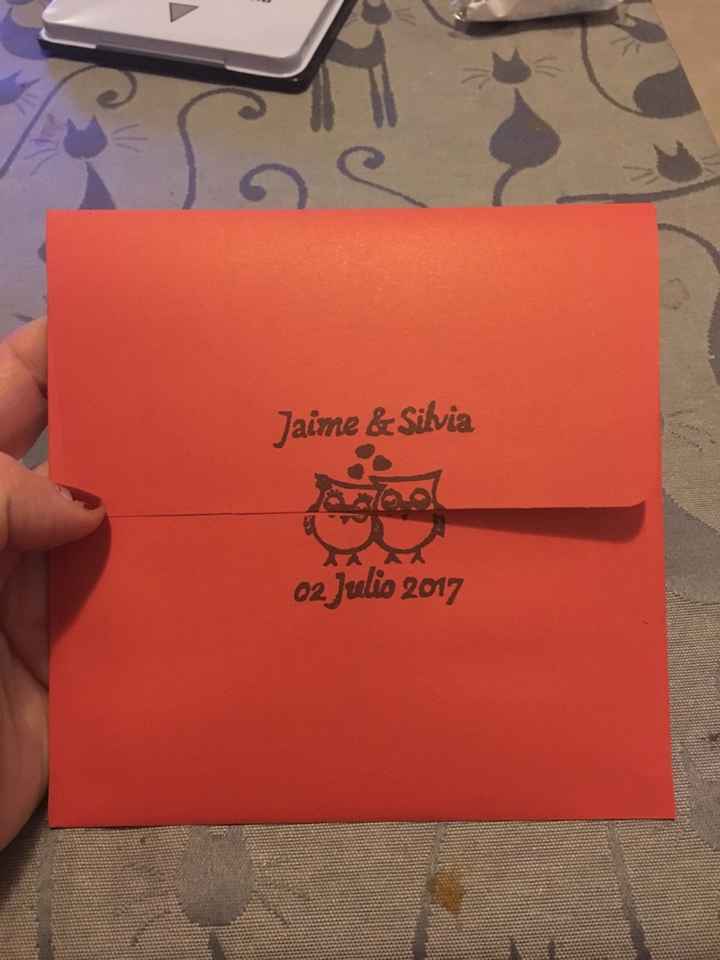 Ya tenemos las invitaciones!!!! - 3