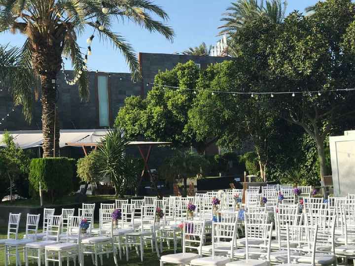 Así quedó el jardín en nuestra boda. - 4