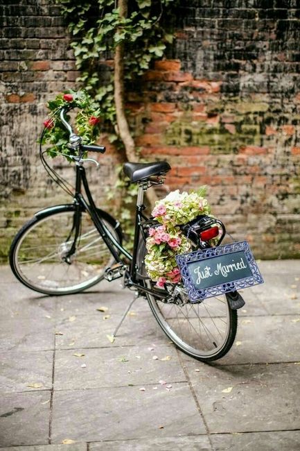 Idea súper bonita:bicicletas decoración! - 3
