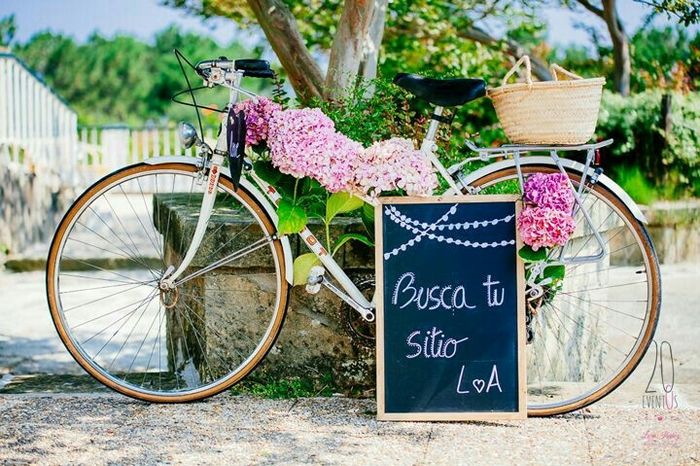 Idea súper bonita:bicicletas decoración! - 4