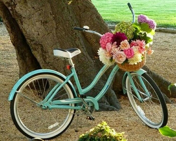 Idea súper bonita:bicicletas decoración! - 6