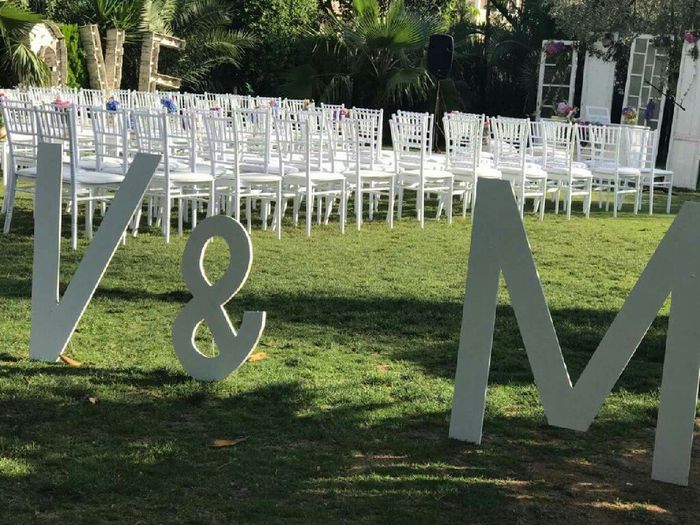 Así quedó el jardín en nuestra boda. - 6
