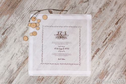 invitación pañuelo