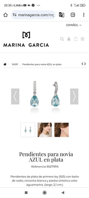 Pendientes novia 1