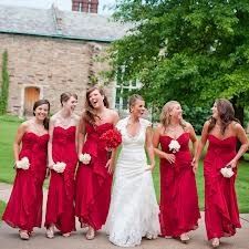 Christmas Bridemaids - Rojo