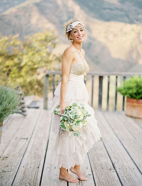 Novia descalza