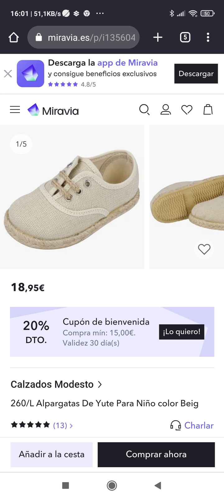 Ropa paje niño! - 2
