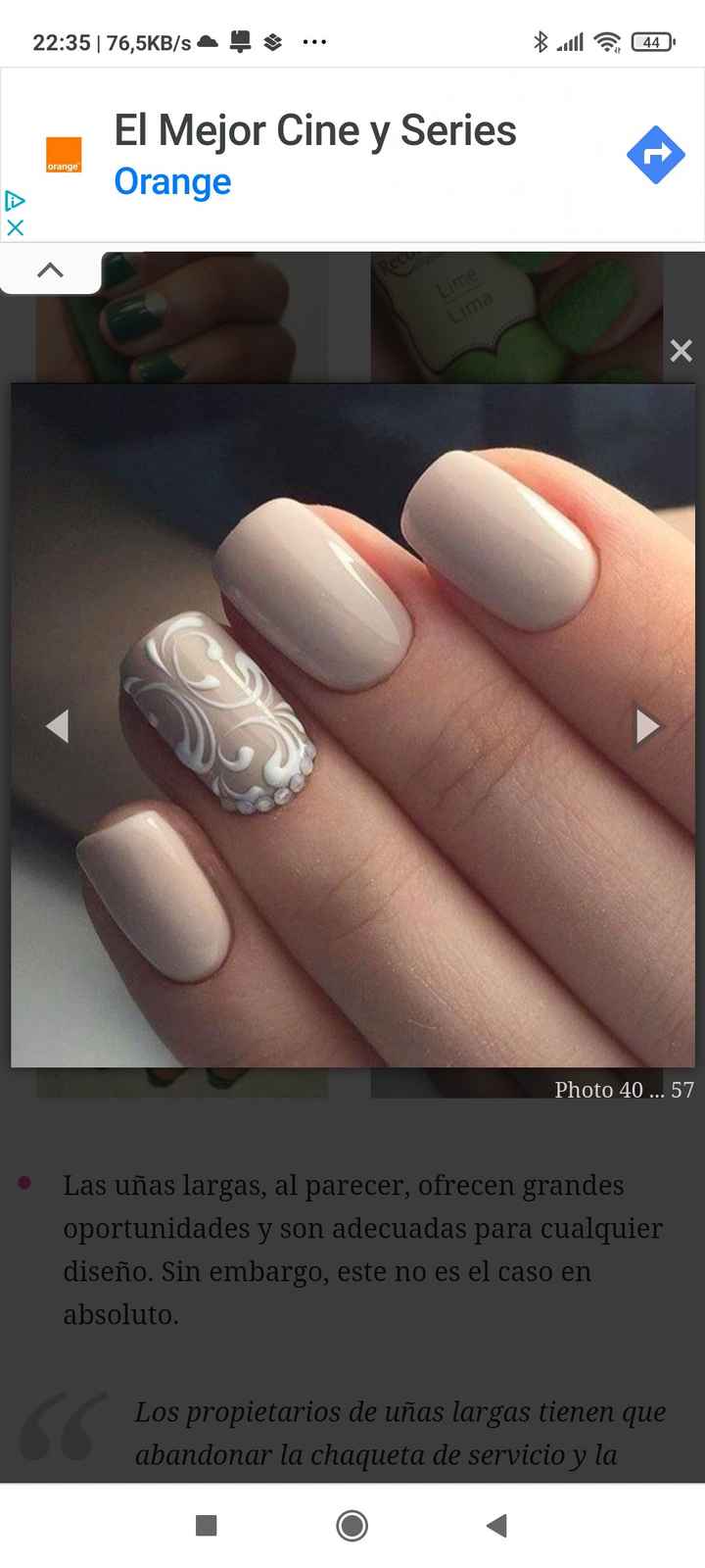 Manicura para vestido invitada hermana del novio. - 6