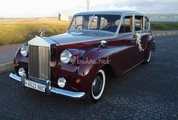 Rolls Royce beige y granate