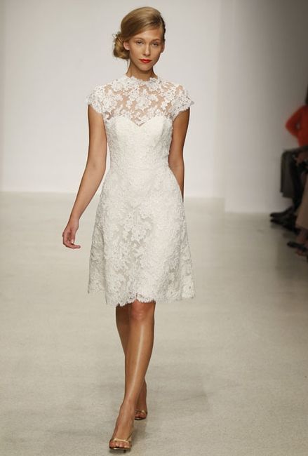 Vestidos cortos novia