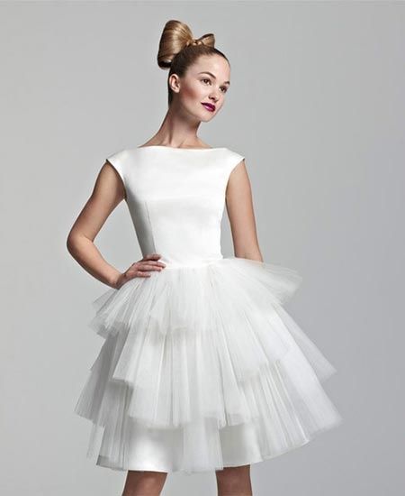 Vestidos cortos novia