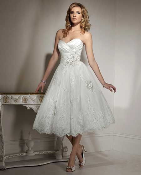 Vestidos cortos novia