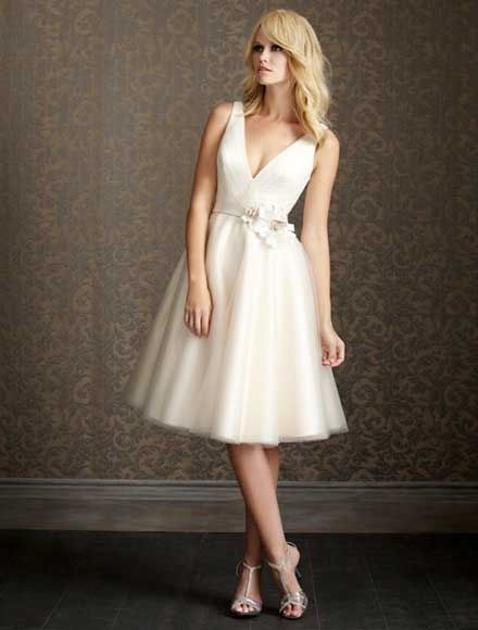 Vestidos cortos novia
