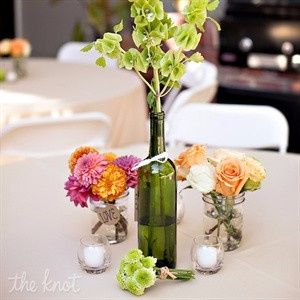 Decoración mesas ideas wine themed