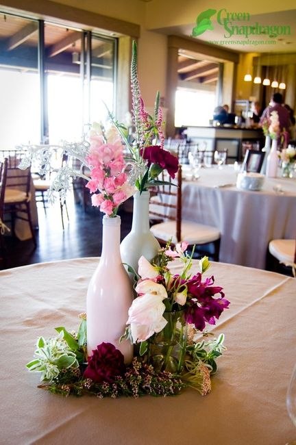 Decoración mesas ideas wine themed