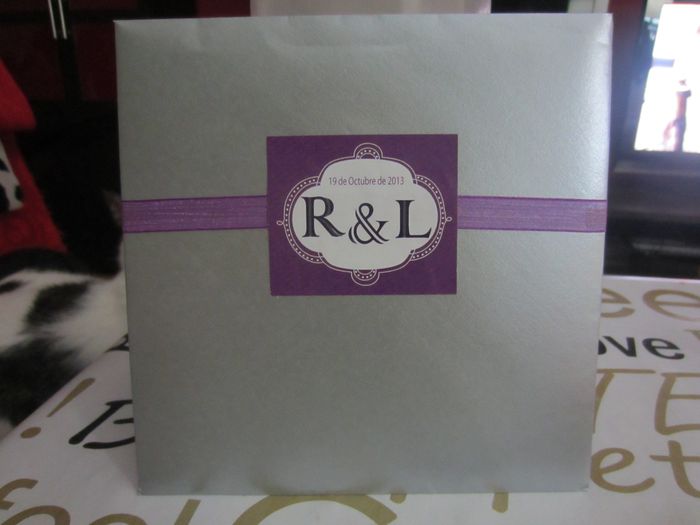 parte frontal de la invitación