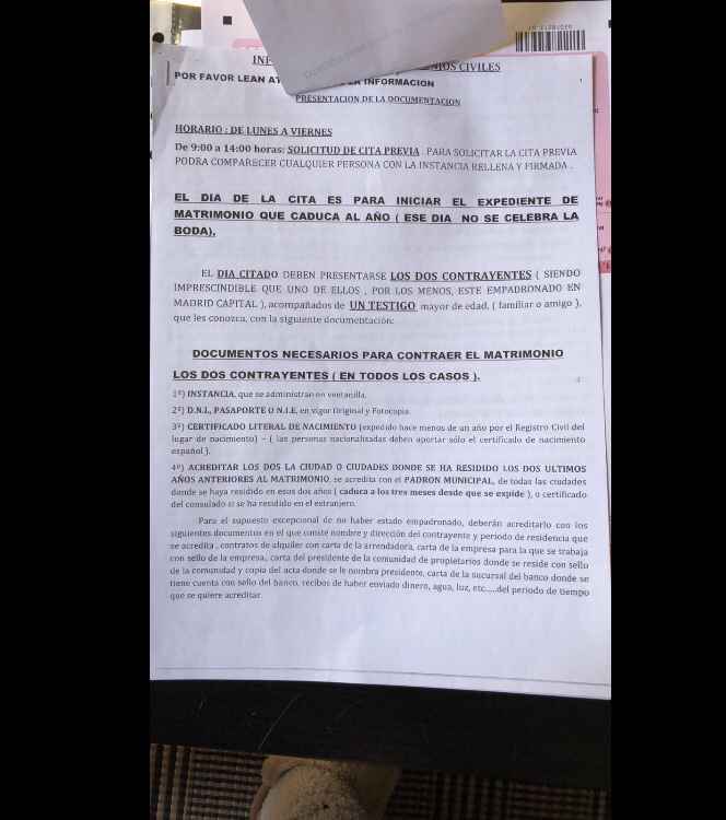 Papeleo de la boda civil!!!! - 1