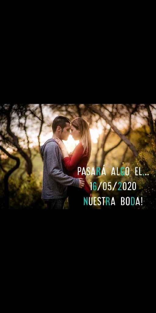 Nuestro save the date - 1