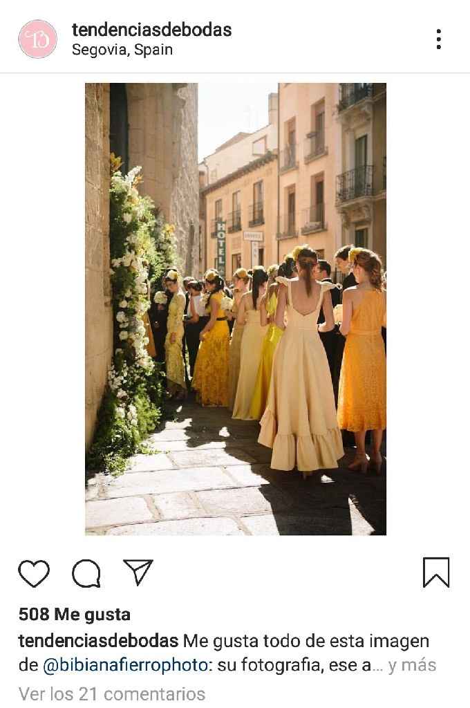 Color amarillo para las bodas - 1