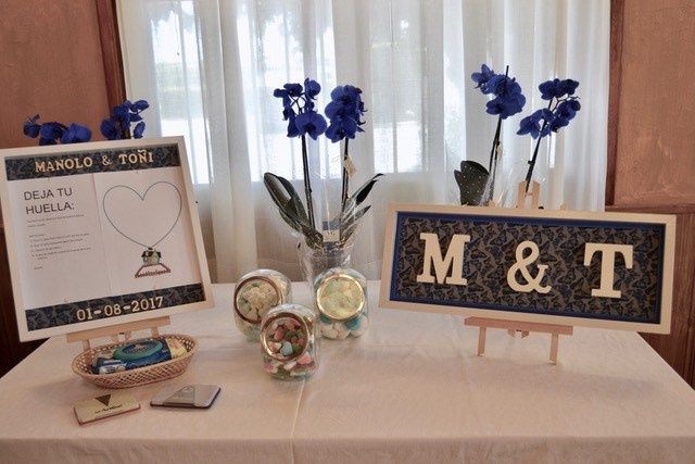 DECORACION MESA DE FIRMAS
