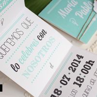 Desplegable para invitación