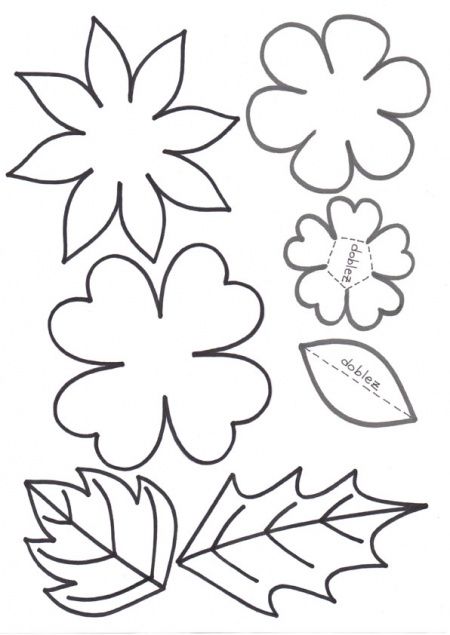 plantilla para flores chupachup