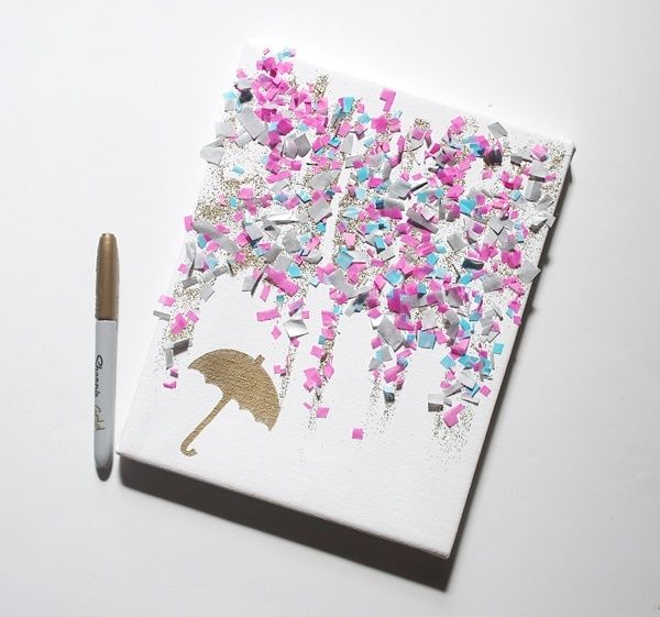libro de firmas con confeti
