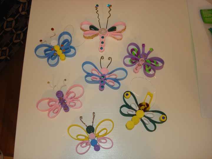 mariposas de goma eva