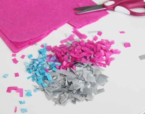libro de firmas con confeti