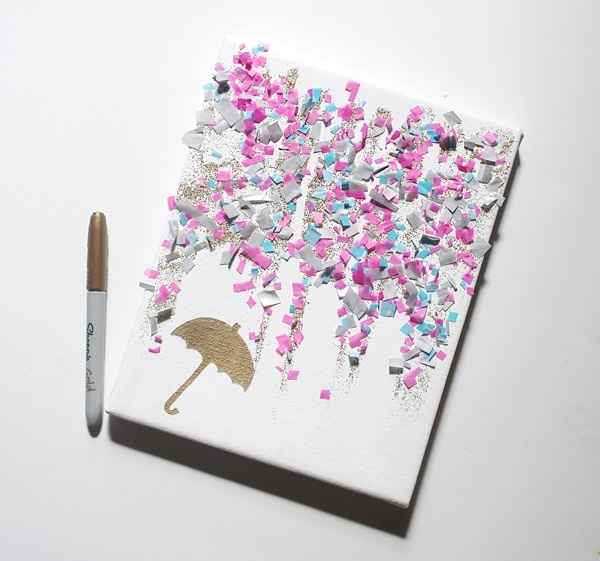 libro de firmas con confeti