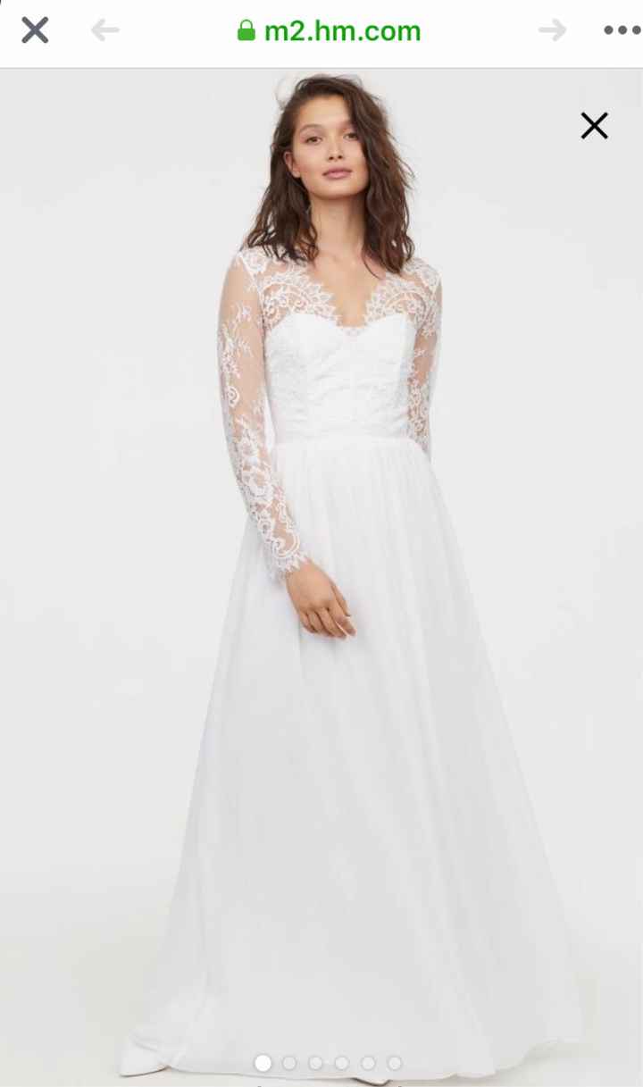 Vestido H&m novia 199€ - 1