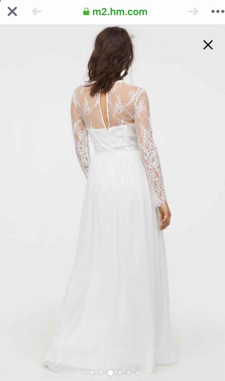 Vestido H&m novia 199€ - 2