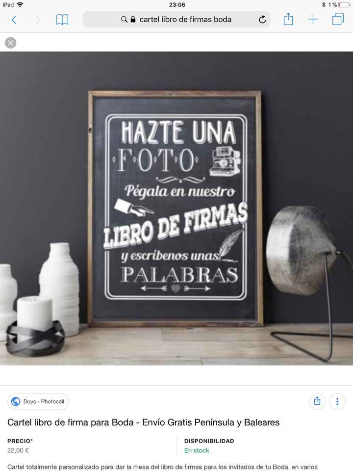 Lámina: Libro de Firmas - 1