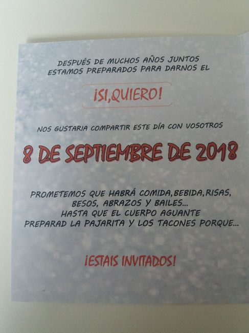 Texto invitaciones - 1