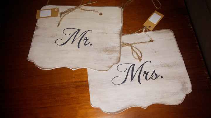 Carteles Mr y Mrs