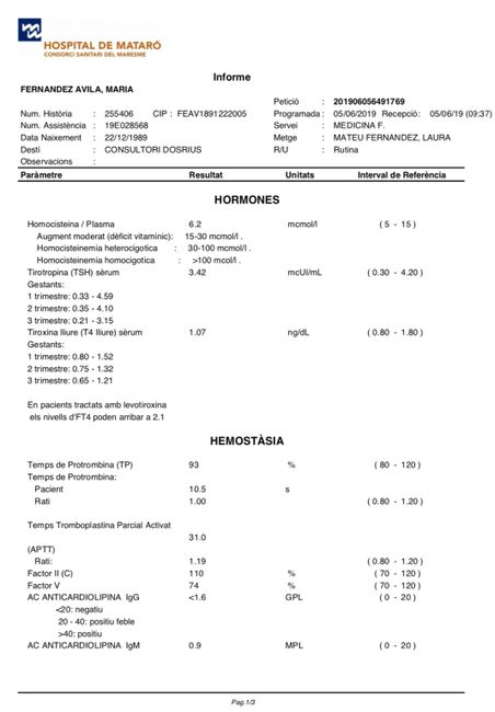 Pruebas Abortos de Repetición 12