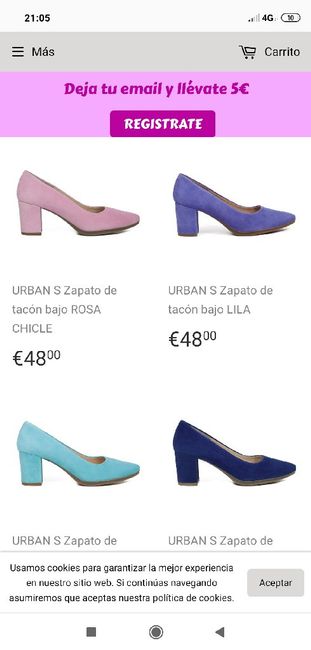 Zapatos azules cómodos - 2
