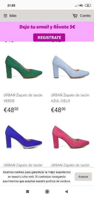 Zapatos azules cómodos - 4