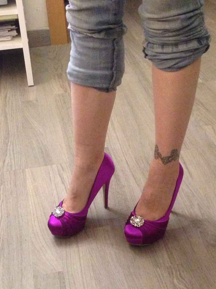 Zapatos morados. - 1