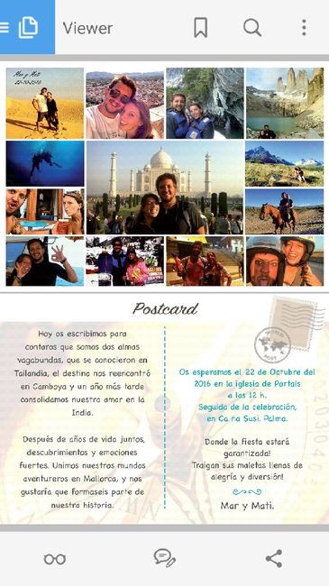 Novios que nos casamos el 22 de Octubre de 2016 en Islas Baleares - 1