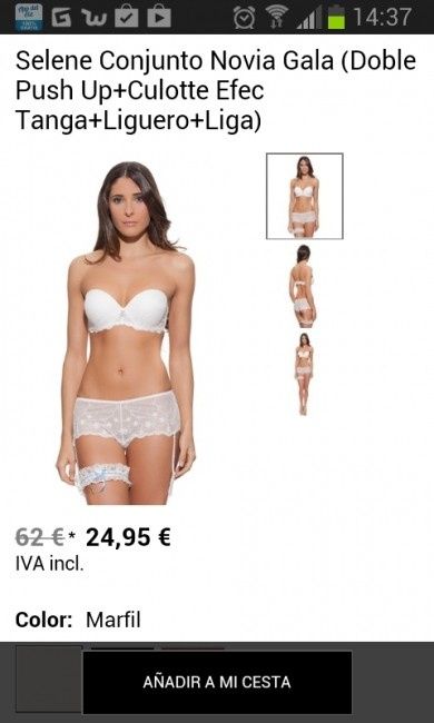 Oferta lencería de novia - 1