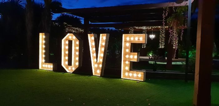 Letras love madera gigante xxl - 2