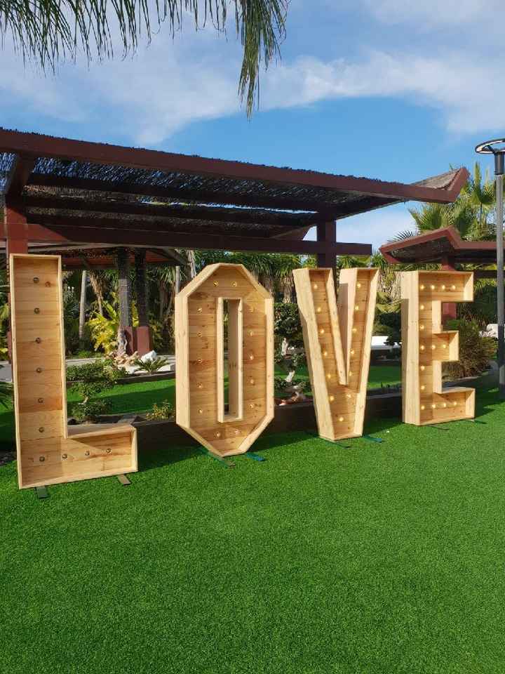 Letras love madera gigante xxl - 3