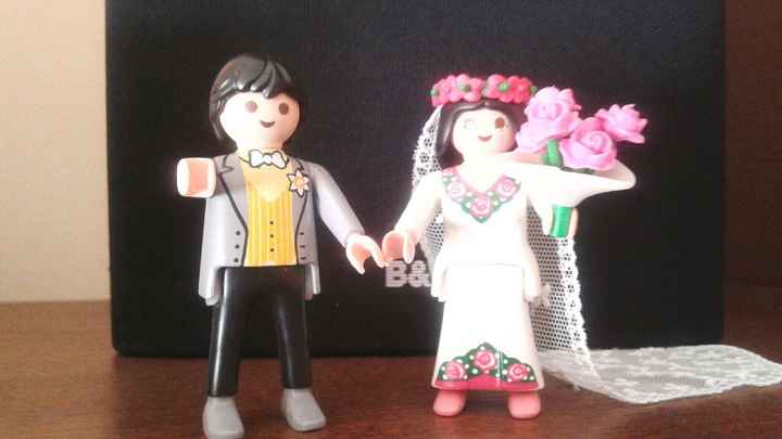 Donde encontrar muñecos de novios para la tarta? - 1