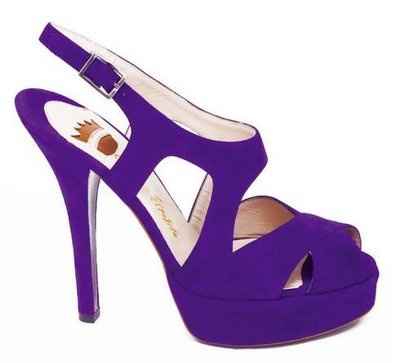 zapatos morados