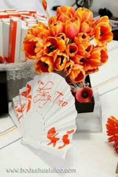 Inspiración boda en naranja tango. - 4