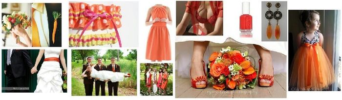 Inspiración boda en naranja tango. - 13