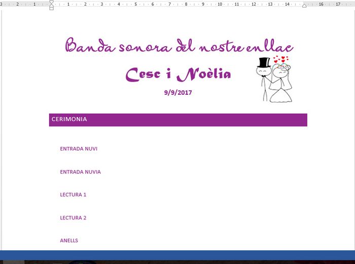 Banda sonora del nostre enllaç